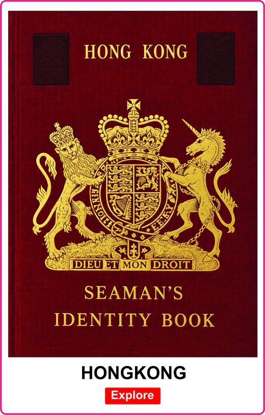 Buku identitas pelaut Hong Kong